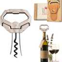 3 in 1 Ah So Two Prong Wine Opener & Cork Remover,It Can Remove The Older and Fragile Wine Corks so Easy for Connoisseurs to Uncork (Diamond)