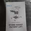 Sit to Stand Lift for Elderly - Stand Assist Patient Lift with Sling, Patient Transfer Lift for Home Care Use, Mobility Lift Assist Transfer Device for Seniors, Adults & Disabled, 400lb Capacity