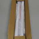 CorkLatta White Shower Curtain Rod 31 to 80 Inch,1 Inch Diameter Adjustable Spring Tension Stainless Steel Telescoping Rod,Easy Install,No Rust