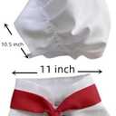 Pet Chef Hat Costume Set Pet Cooking Chef Cap Chef Dog Bandana Halloween Pet Costume Chef Hat for Cat