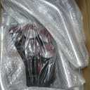 2.5 Inch Universal Aluminum Turbo Intercooler Piping U-Pipe Kit 600mm Aluminum Pipe + 8 Elbow Hose+ 16 Clamps Kit 8PCS