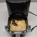 CHEFMAN 2 Qt Mini Air Fryer  Digital Space-Saving Compact Air Fryer with Nonstick and Dishwasher Safe Basket, Quick & Easy Meals in Minutes, Features Digital Timer and Shake Reminder  Black