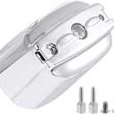 Chrome Aluminum Rear Brake Master Cylinder Cover For Harley 2000-2017 Softail