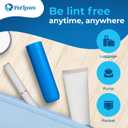 PetLovers EzRoll Reusable Lint Roller - Sticky for Life & Multi-Purpose Pet Hair, Dust, & Lint Remover for Clothing, Upholstery, & Cars - Sustainable, Washable & Efficient (Travel Size)