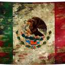 American Mexican Friendship Flag 4x6FT USA Mexico Flag Fade Proof Vivid Color Polyester with Brass Grommets For Indoor Outdoor (C, 4x6FT)