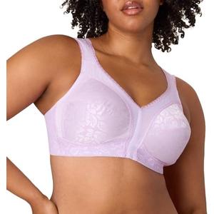 Playtex Women's Wireless Bra, 18 Hour Plus-Size Bras, Full Coverage, Smoothing, 4693, 40DD