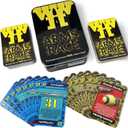 Gamie Arms Race War Card Game, Themed-Educational Card Game, Ages 5-12 & Plus, Blue & Olive Green, 194 Cards, Tin Storage, WWII Historical Learning Game