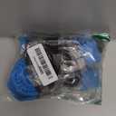 EXPAWLORER Dog Socks for Hardwood Floors, Dog Shoes for Winter, Dog Booties for Cold Pavement to Prevent Licking, Paw Protectors Strong Traction Control for Small Medium Large Dogs, Blue, Size: M