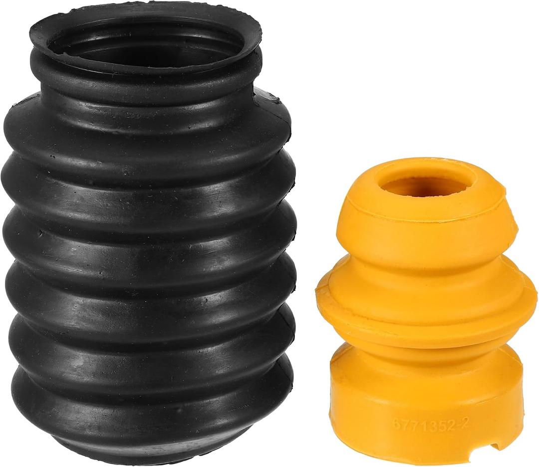 No.31331094749/31336771352 Suspension Strut Bumper Bump Stop with Dust Cover for BMW 1 Series M 2011 / Inner/Durable Rubber / 1 Set Yellow