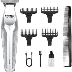 Hair Trimmer for Men, Zero Gapped Cordless Hair Clippers with Precision Blade, Rechargeable Barber Clipper with USB-C Charging