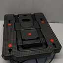 Folding Hand Truck Lightweight Hand Truck Dolly Foldable,Luggage cart with 4 Rotate Wheels, Utility Cart with Adjustable Handle,Collapsible Dolly for Moving-Black