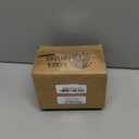 JUVITUS 4 oz / 120 ml Frosted Clear Glass Boston Round Bottle with Cork Stopper Closure (4 Pack) + Funnel