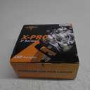 Auxbeam XP-Ultra Series 3" 80W Cube LED Pods White Spot Beam & Amber Combo Beam Replaceable Light Covers 9600LM Yellow Offroad Ditch Lights Driving Light Bar, Pair