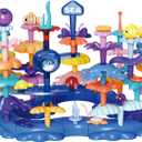 Marine Explorer STEM Building Set with 7 Sea Creatures - 76 Piece Coral Reef Blocks for Preschool Learning, Includes Crab, Turtle & PufferfishOcean-World-L2