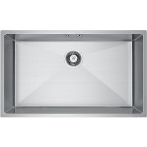 32 Inch Undermount Kitchen Sink, 32x18x9" Single Bowl Stainless Steel Handmade 16 Gauge Under Counter Kitchen Sink Basin