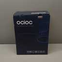 ocioc Quiet Ceiling Fan with LED Light DC motor 32 inch Large Air Volume Remote Control for Kitchen Bedroom Dining room Patio (Black)