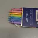 WRITECH Fine Point Gel Pens: 8ct 0.5mm Multi Colored Ink Colors Retractable Pen for Smooth Writing Note Taking Journaling Assorted Coloring No Bleed & Smear & Smudge (Vintage Set)