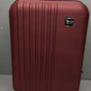Travelers Club Cosmo Hardside Spinner Luggage, Rhubarb Red, Carry-On 20-Inch