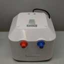 110V-120V 1440-1500W Small Under Sink Tank 2.5 Gallon Water Heater Hot Storage,Mini Instant Electric RV TR Trailer Kitchen Compact,Food Truck 2 PCs 16 Long 1/2FIP Stainless Steel Hose (BI-2.5)