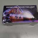 Snowflake Christmas Projector Lights Outdoor 2025 Upgraded Triple Head Snowflake Projector with Timer Waterproof LED Snowfall Projector for Holiday for Christmas Decoration