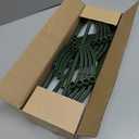 Round Heavy Duty Tomato Cage - 55 Inch Steel Core Plastic Coated Garden Trellis, 4-Post Rustproof Plant Support for Tomato/Cucumber/Beans, No Tools Snap Assembly