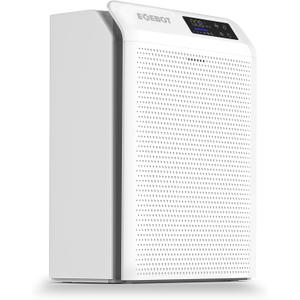Air Purifiers for Home Large Room Up to 2,330 Ft, HEPA Air Purifier with Washable Pre-Filter, PM2.5 Monitor, Quiet Sleep Mode, Air Cleaner for Pet Hair, Dust, Smoke, Odor, Matte White