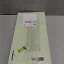 FOPETT Wireless Keyboard and Mouse Combo - 2.4G Full-Sized Cute Colorful Retro Keyboard with Round Keycaps 104 Keys Typewriter Keyboard for Laptop/Windows/PC - Grey Colorful