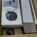 DINGLILIGHTING Bedroom Ceiling Fan with Light: 52 Inch Ceiling Fans Dual-Sided 5 Blade 6 Speed Reversible - Modern Farmhouse Fan with Remote and App for Bedroom Living Room Outdoor Porch, Black Walnut