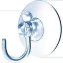 Suction Cup Hooks 10 Pcs 60mm Clear Plastic Sucker Pads for Window Glass Shower Bathroom Kitchen Wall Support Festivals Parties Events Theme Carnival Decorations