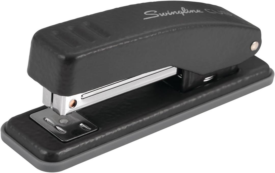 2 x Swingline Stapler, Cub Compact Desktop Stapler, 20 Sheet Capacity, Metal, Matte Black (S701068)