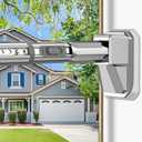 41 to 86 Inch Tension Curtain Rod No Drill Silver Shower Curtain Rod Extra Long Heavy Duty Tension Rod for Windows, Patio, Bathroom - Renter Friendly Adjustable Curtain Rods