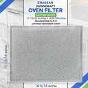 Downdraft Stovetop Filter Replacement for 707929 Jenn Air Filter Downdraft 14 x 11.4- Grease Screen for Cooktop Fits Into Jenair Stove Filters Vents - Blocks Grease Protecting the Oven (2-pack)