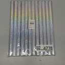 12 Pack Gender Reveal Confetti Wands, Flutter Sticks with Pink and Blue Confetti Strips