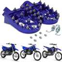 Dirt Bike Footpegs Motorcycle Foot Peg Rest Pedals CNC for TTR 110 YZ 50 70 80 50-150cc TTR 125 PW50 YZ 85 125 Pit Mini Bike Blue