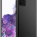 JETech Slim Fit Case for Samsung Galaxy S20 Plus / S20+ 5G (2020), Thin Phone Cover with Shock-Absorption and Carbon Fiber Design (Black)
