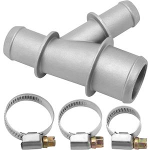 15834773 Aluminum Coolant Hose Junction Connector With Clamps for Chevrolet Silverado Suburban GMC Sierra Yukon Cadillac Escalade Replace# 15792820
