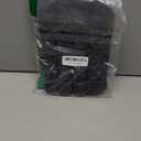 Black Puffer Quilted Makeup Bag for Women with Wrist Straps - 10" Roomy Puffy Cosmetic Pouch, Travel Toiletry Organizer Bag (BK-WS-BY)