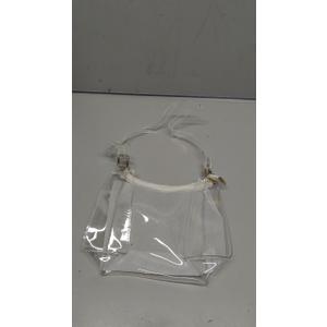 Stadium Approved Bags for Women -Shoulder Bags PVC Purse, Concert Bag (Clear-plastic Strap)