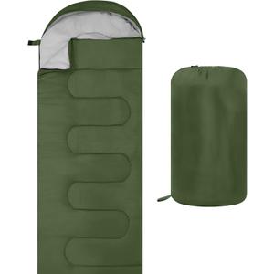 Sleeping Bags, Lightweight Camping Sleeping Bag for Adults, Kids, Hiking, Outdoor, Travel, Cold Weather & Warm