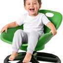 Sensory Spinning Chair with Back Support for Kids with Autism & ADHD-Green | 360° rotating toddler swivel chair. Comfortable sensory seating perfect for home, school, and classroom environments