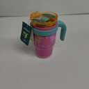 REDUCE 14 Oz Coldee Kids Tumbler with Lid and Straw - Coldee Insulated Travel Mug - Spill-Proof, Sweatproof Stainless Steel, BPA-Free - Includes Handle, Reusable Silicone Straw - Unicorn Magic