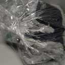 MEGO Fluffy Faux Rabbit Fur Bean Bag Chair Cover(No Filler), Soft Fuzzy Striped Stuffed Animal Storage Beanbag for Plush Toys, 3FT Big Shaggy Decorative Floor Lounger Bedroom Living Room, Light Grey (Large(38"x38"x40"))