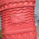 TIDEWE Rubber Boots for Women with Steel Shank, 6mm Neoprene Waterproof Insulated Mid Calf Rain Boots, Sturdy Hunting Work Boots for Farming Gardening Fishing (Black), 6