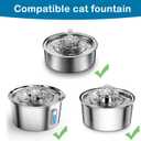 Cat Water Fountain Filters, Cat Fountain Replacement Filters for 2.0L/67oz Automatic Pet Water Dispenser,Pet Water Fountain Replacement Filters Package