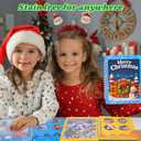 FINGOOO Xmas Water Coloring Books, 5 Pack Watercolor Painting Craft Kits for Kids Drawing Activities Toys Gifts Christmas Stocking Stuffers