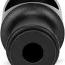 2 Pcs Limiting Stopper Rolling Library Ladder Hardware Kit, Rail Stoppers Sliding Library Ladder Black Track Kit, Track Stopper Rolling Ladder Hardware Limiters