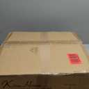 Kira Home Chloe 15" Retro Modern 3-Light Semi-Flush Mount Ceiling Light + White Drum Shade, LED Compatible, Round Tempered Glass Diffuser, Warm Brass Trim Finish