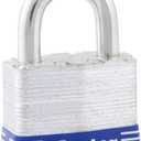 Master Lock 5D Outdoor Padlock with Key, 1 Pack, Silver
