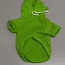 QWINEE Alien Dog Hoodie Dog Warm Jacket Coat Puppy Sweatshirt Christmas Halloween Dog Costume Cosplay Winter Dog Clothes Pet Apparel for Small Medium Dogs Cats Kitten Solid Green L