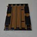 iClimb Ultralight Compact Mini Beach Picnic Folding Alu. Table with Carry Bag, Two Size (Nature - S)